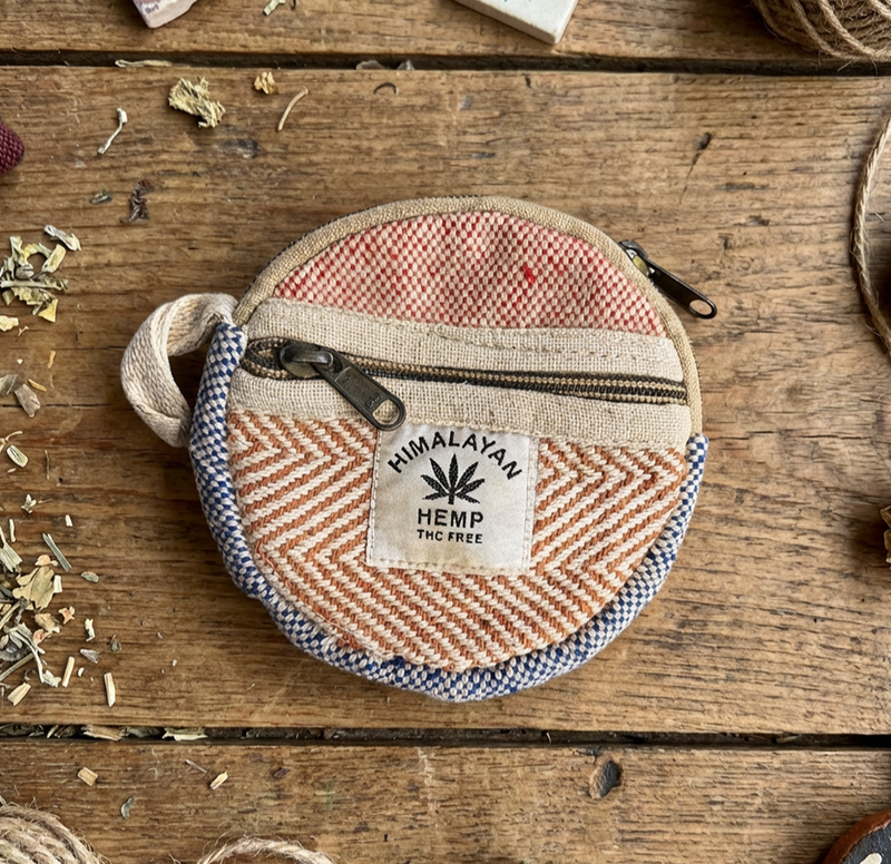 Handmade Hemp Wallet  – Assorted Colors