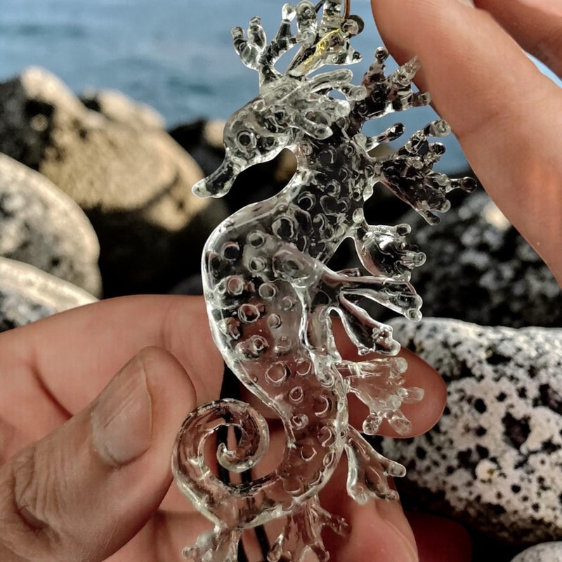 Seahorse Resin Pendant