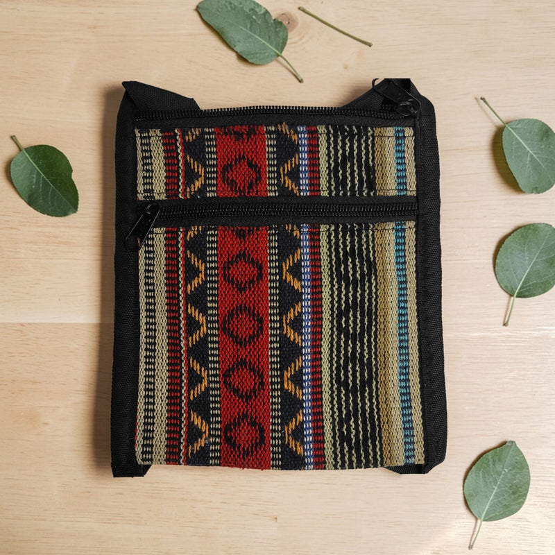 Boho Hemp Mini Pouch – One of a Kind