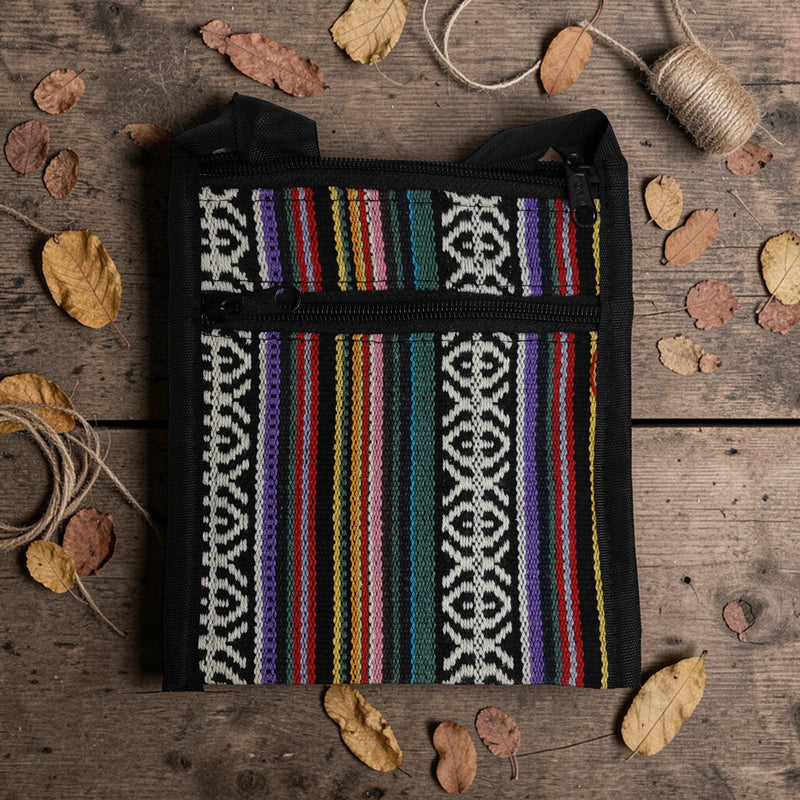 Boho Hemp Mini Pouch – One of a Kind