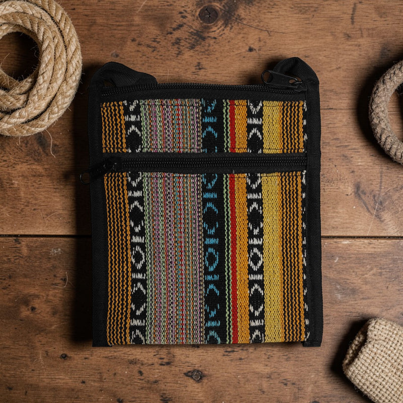 Boho Hemp Mini Pouch – One of a Kind