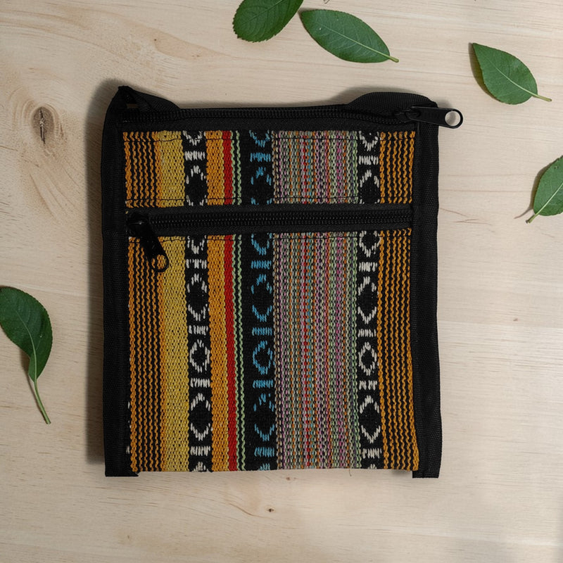 Boho Hemp Mini Pouch – One of a Kind