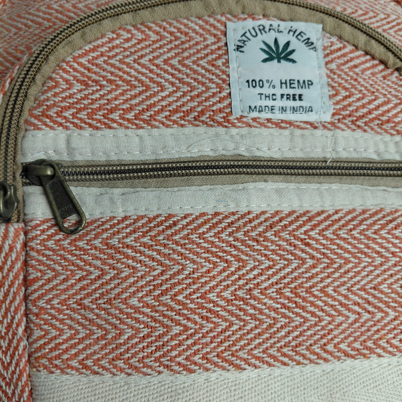 Boho Hemp Backpack – Sunset Trail