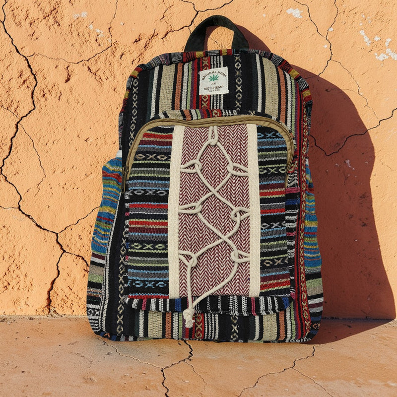 Boho Hemp Backpack – Caravan Trail