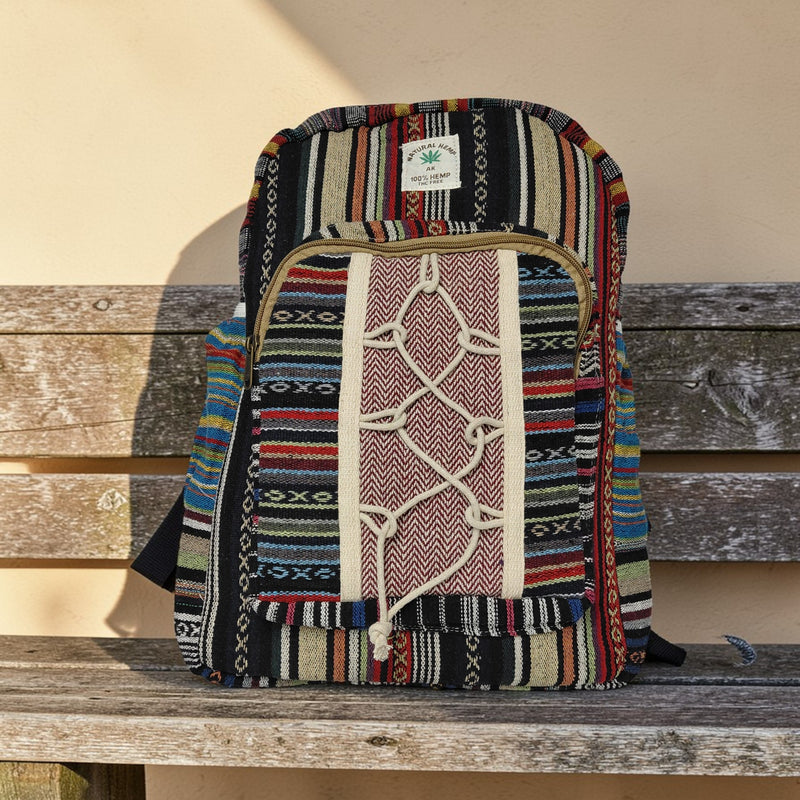 Boho Hemp Backpack – Caravan Trail