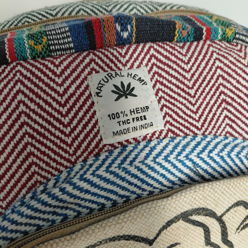 Boho Hemp Backpack — Spirit Elephant
