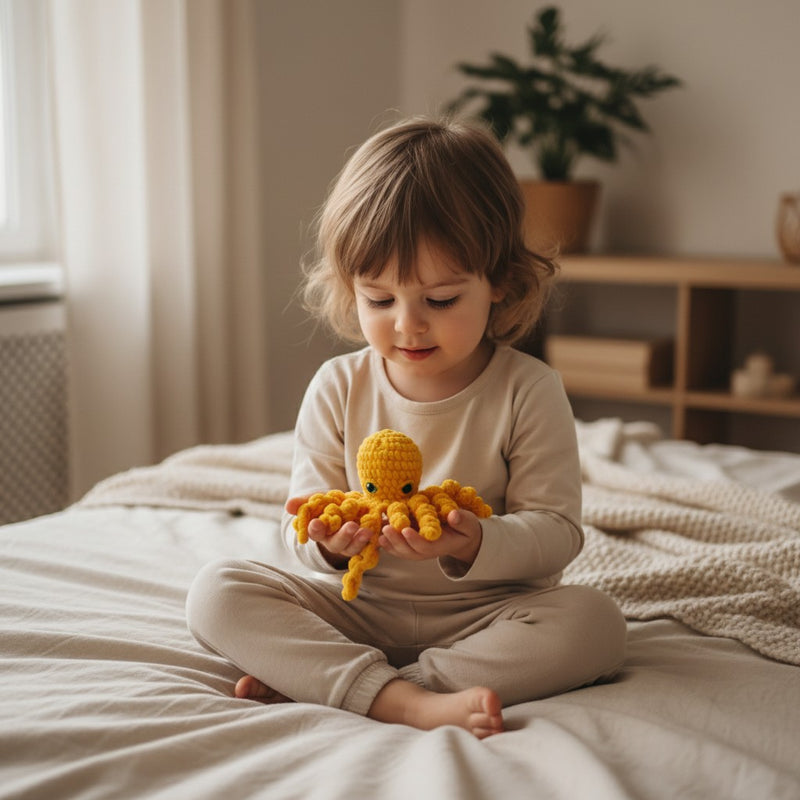 Handmade Crochet Octopus Toy