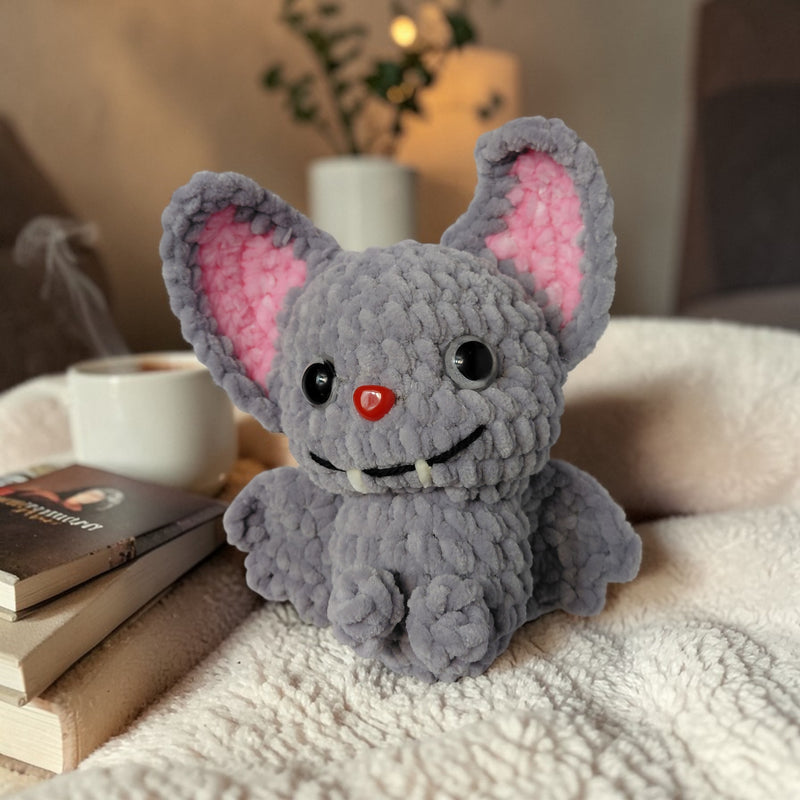Handmade Crochet Bat Toy