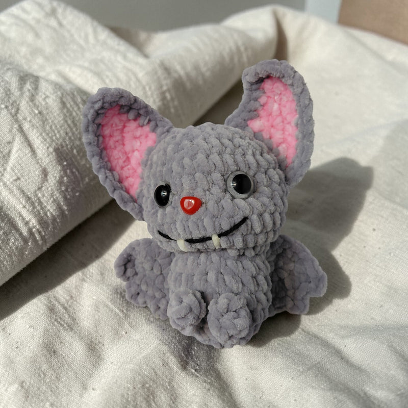 Handmade Crochet Bat Toy