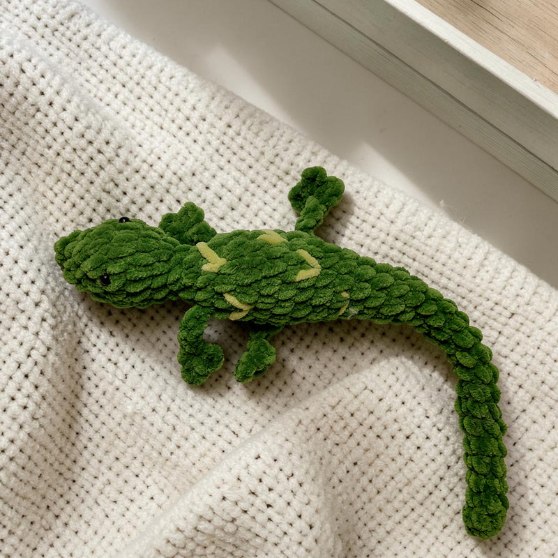 Handmade Crochet Lizard Toy