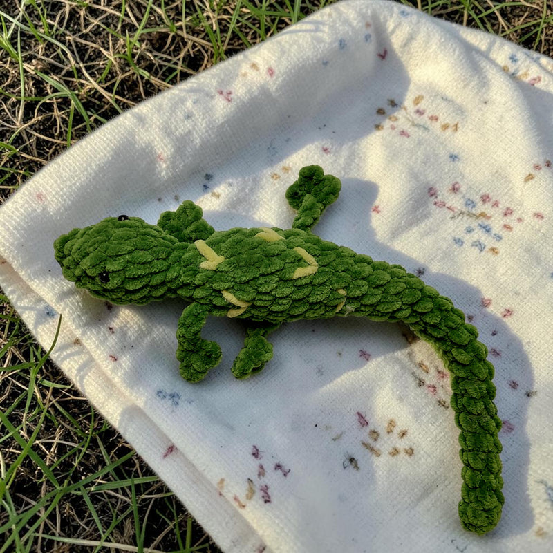 Handmade Crochet Lizard Toy