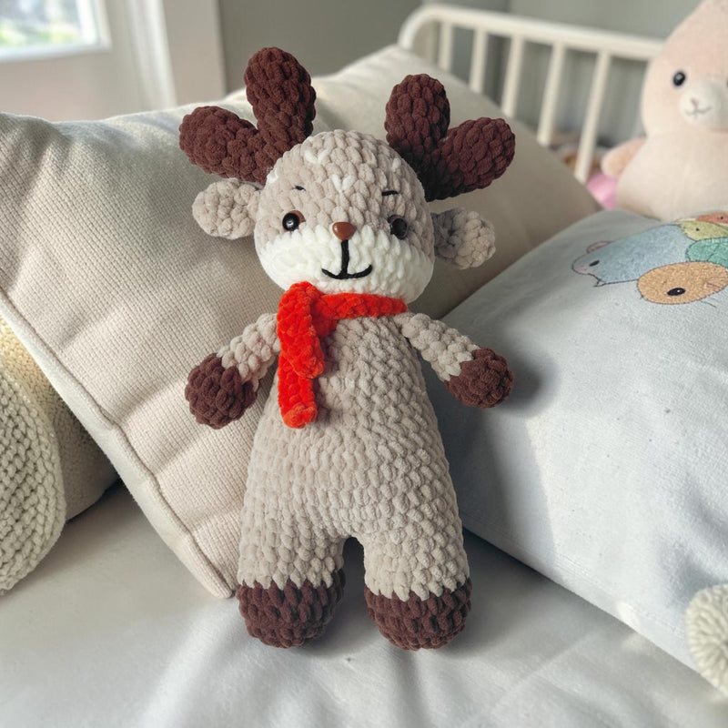 Handmade Crochet Baby Deer Toy