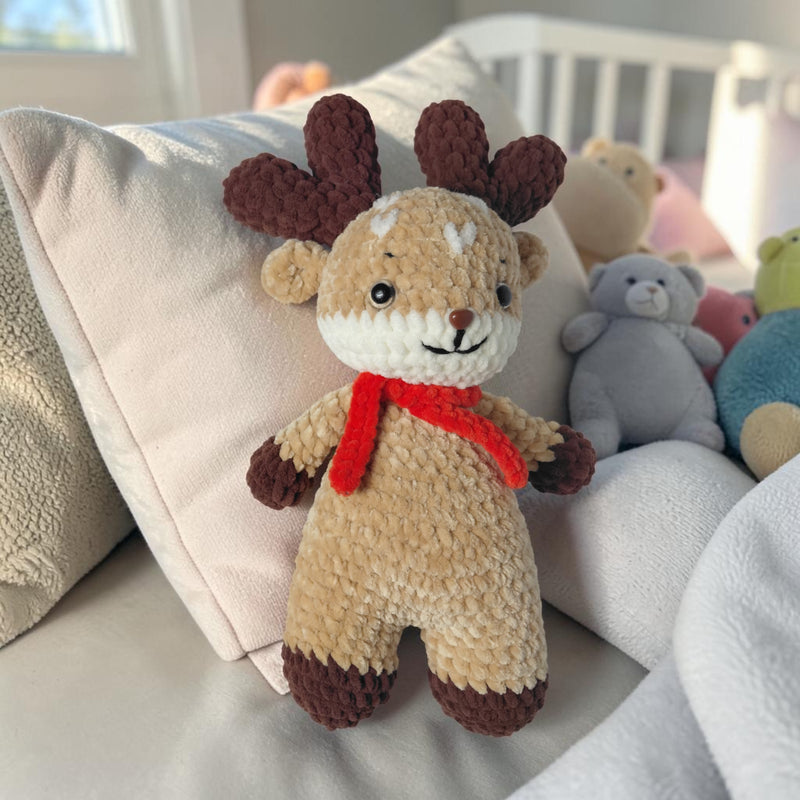 Handmade Crochet Baby Deer Toy