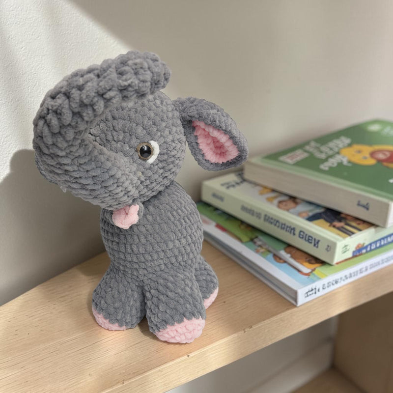 Handmade Crochet Elephant Toy