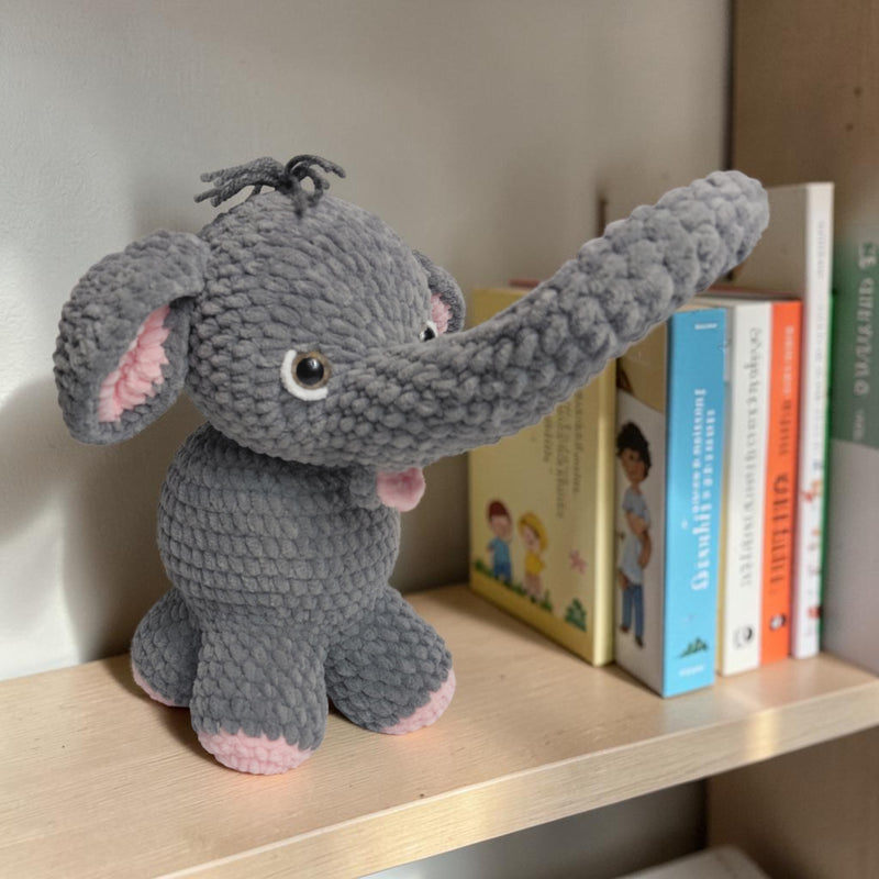Handmade Crochet Elephant Toy