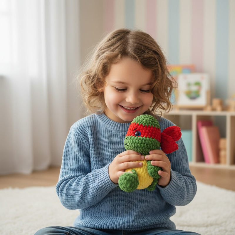 Handmade Crochet Ninja Turtles Toy