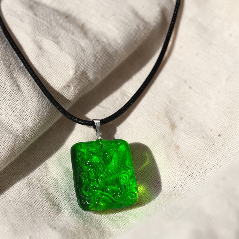 Emerald Griffin Pendant