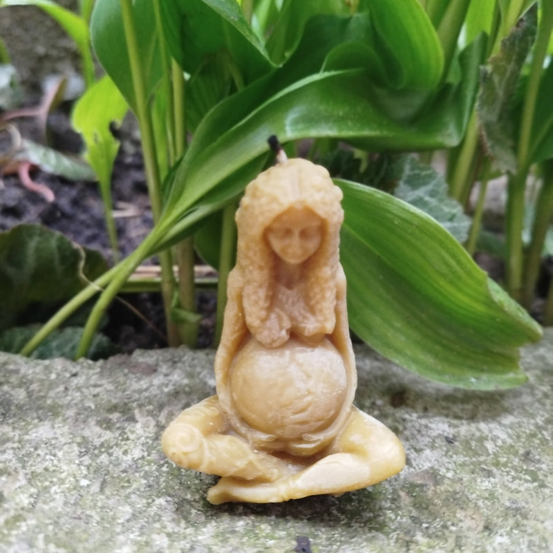 Goddess Beeswax Candle