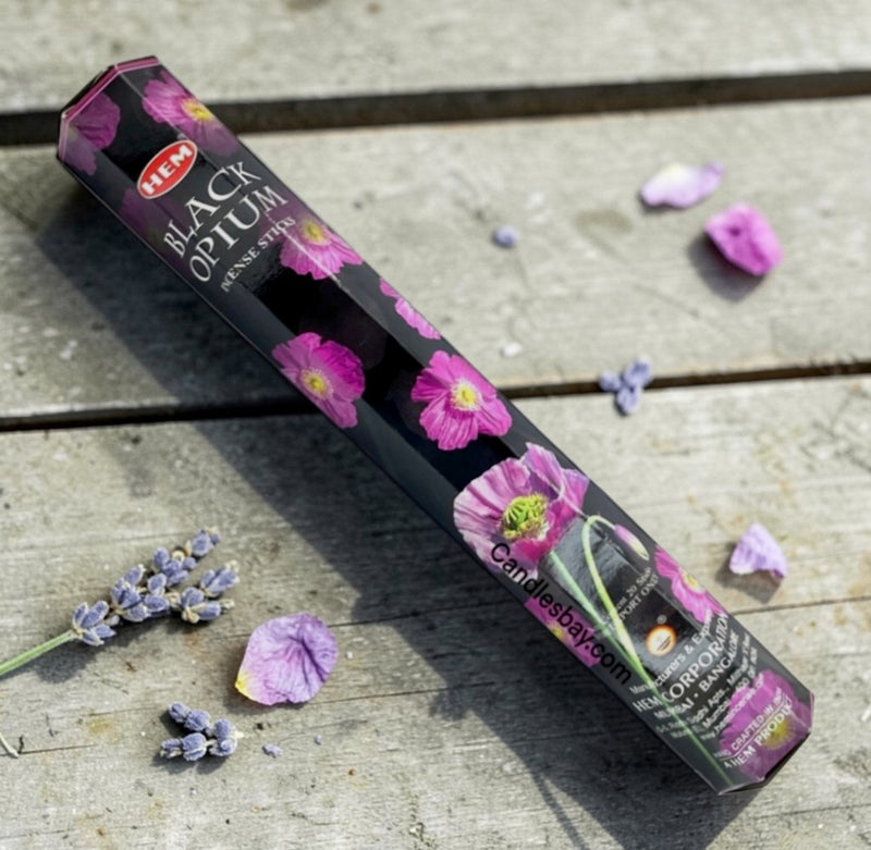 Black Opium Incense Sticks
