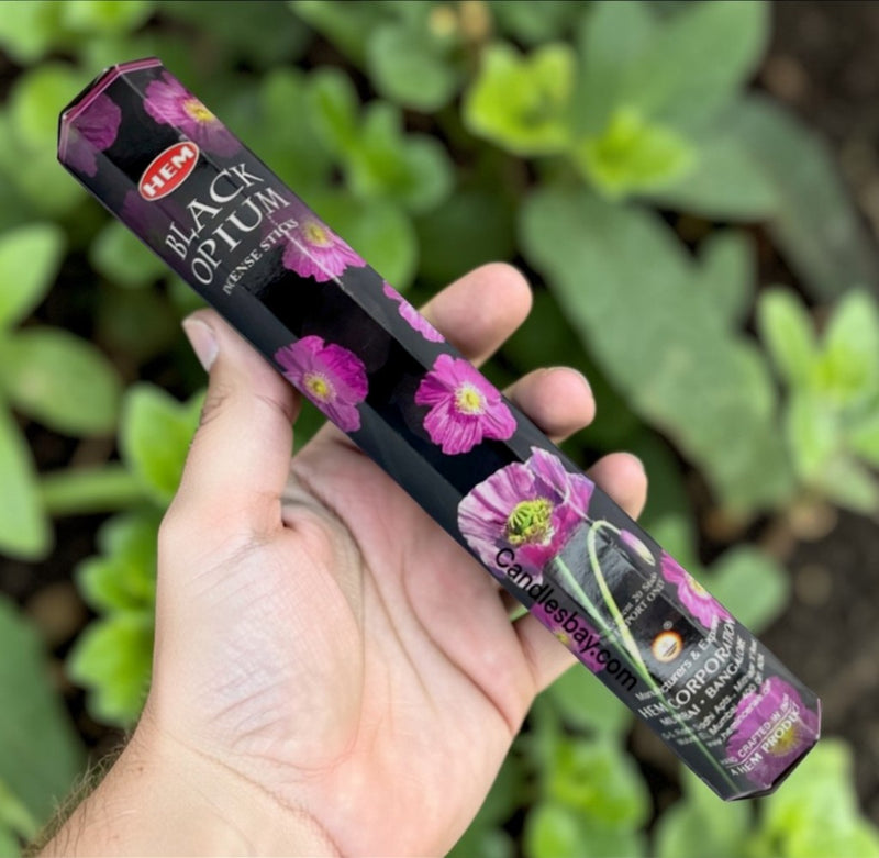 Black Opium Incense Sticks