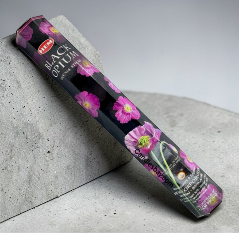 Black Opium Incense Sticks