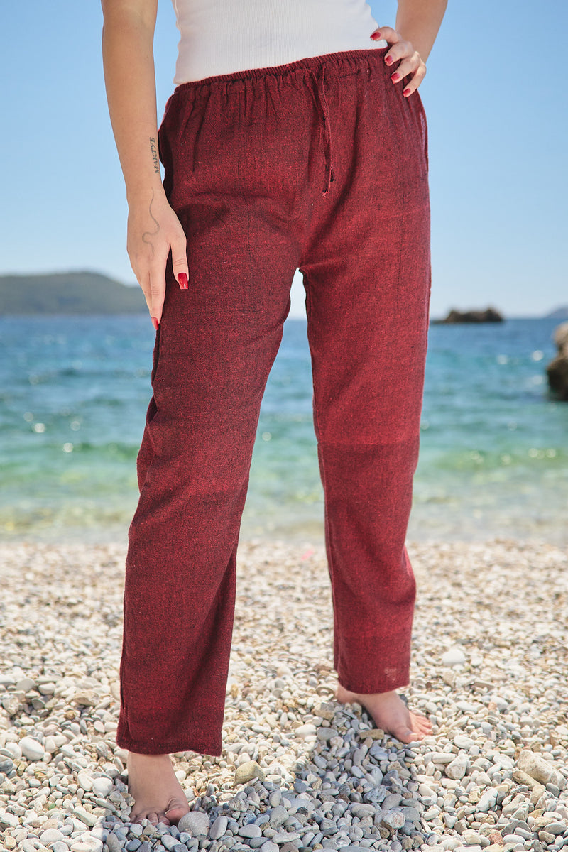 Cotton Drawstring Pants