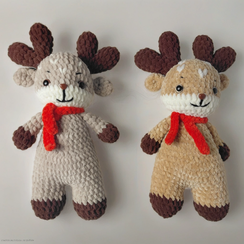 Handmade Crochet Baby Deer Toy
