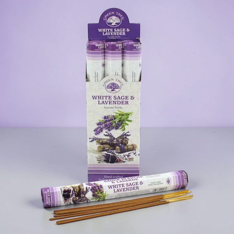 White Sage & Lavender Incense Sticks