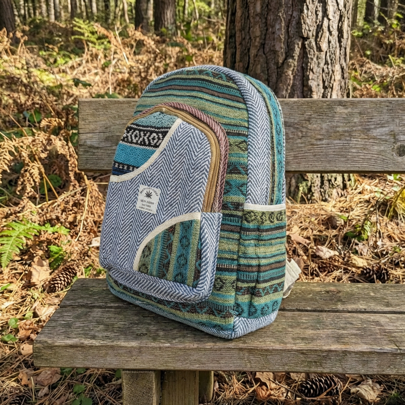Boho Hemp Backpack – Ocean Nomad