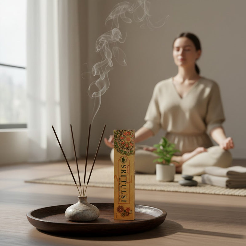 Goloka Sri Tulsi Natural Incense Sticks