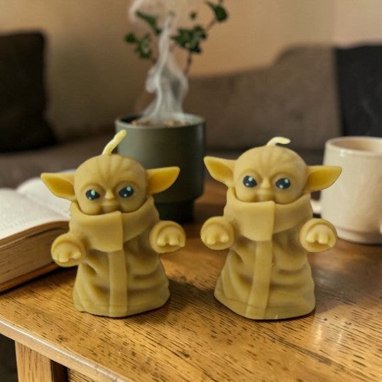 Little Yoda Candle