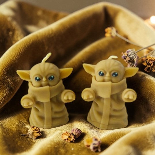 Little Yoda Candle