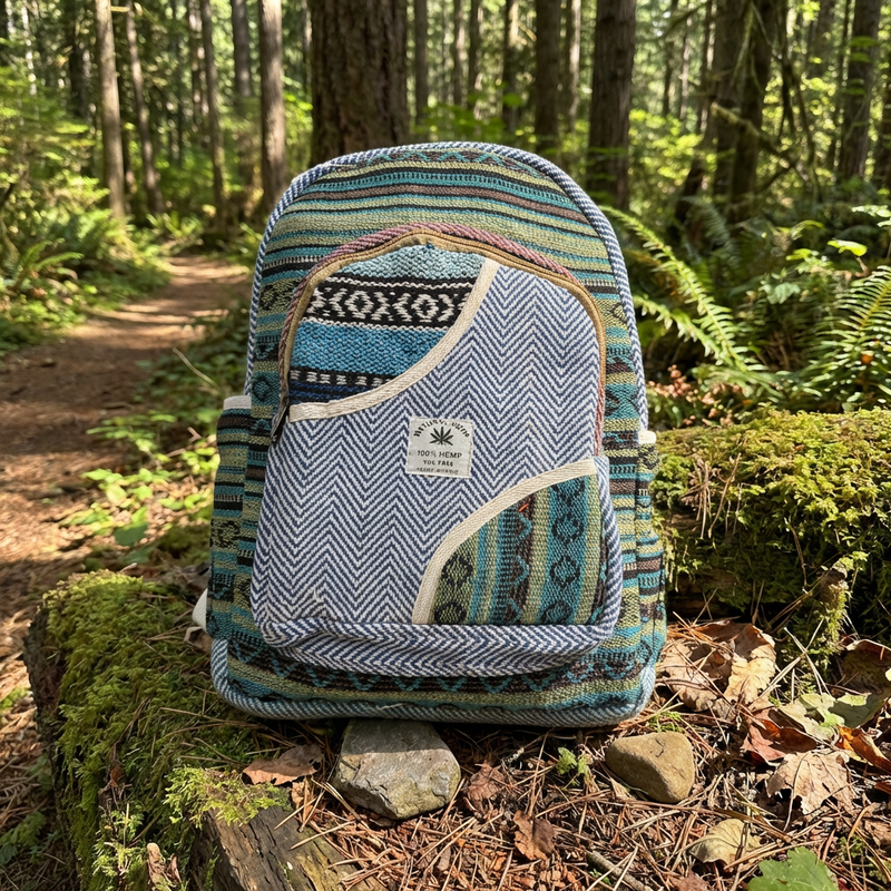 Boho Hemp Backpack – Ocean Nomad