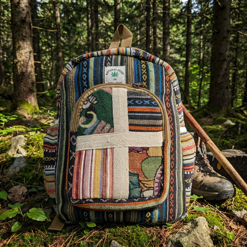 Boho Hemp Backpack – Nomad Road