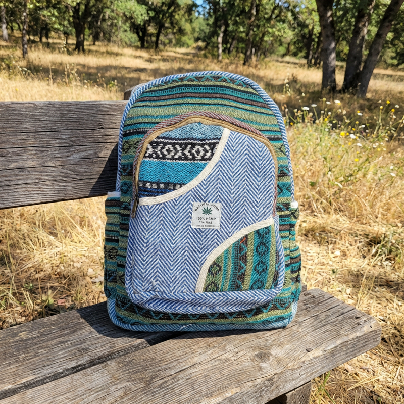 Boho Hemp Backpack – Ocean Nomad