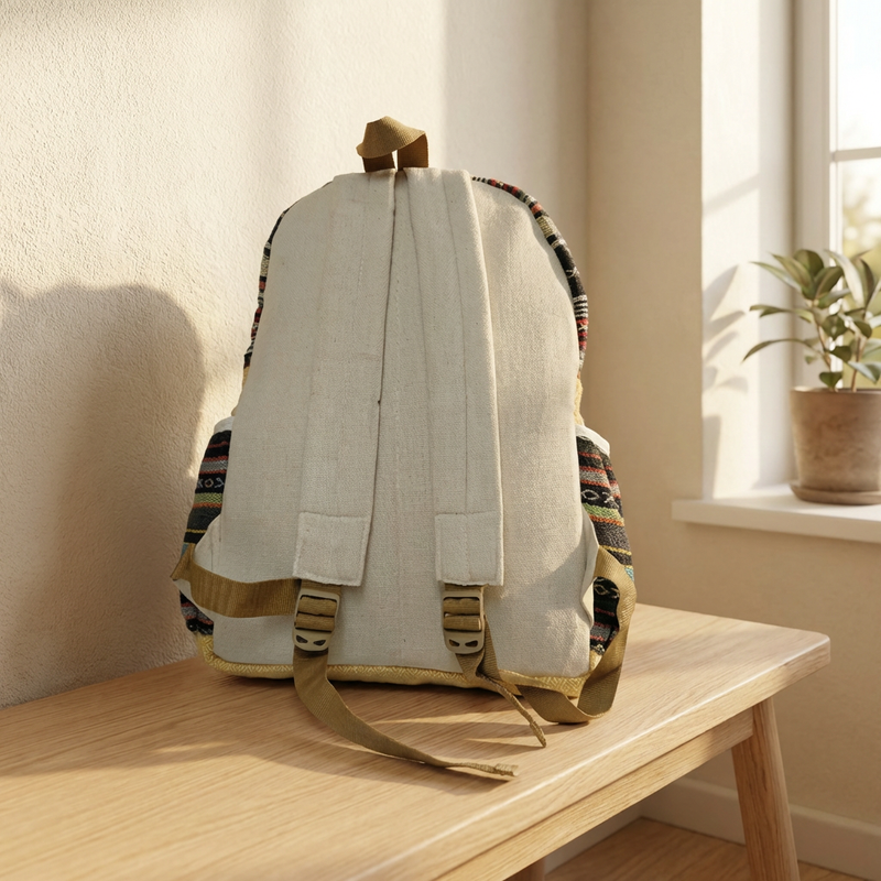 Boho Hemp Backpack – Mountain Caravan