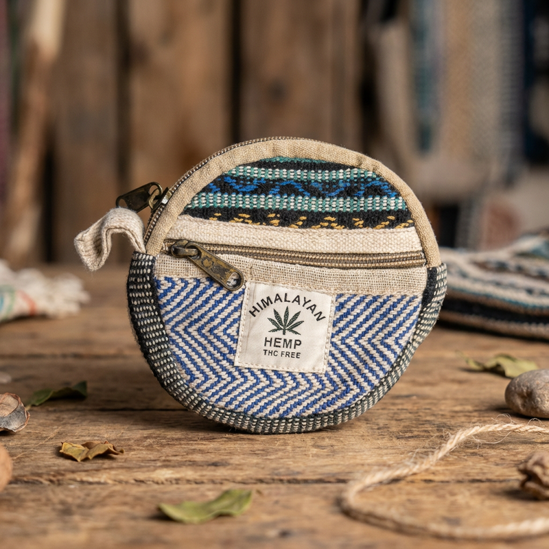 Handmade Hemp Wallet  – Assorted Colors